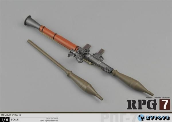 1 6 Zytoys Zy16 17 Rpg 7 携帯対戦車擲弾発射器 1 6フィギュアの通販 予約なら トイザキュート