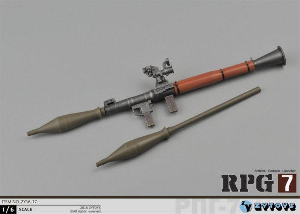 1/6 ZYTOYS ZY16-17 RPG-7 携帯対戦車擲弾発射器 - 1/6フィギュアの