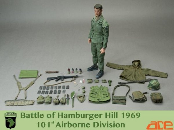 1/6 フィギュア  BATTLE OF HAMBURGER HILL 1969装備品は写真を確認ください