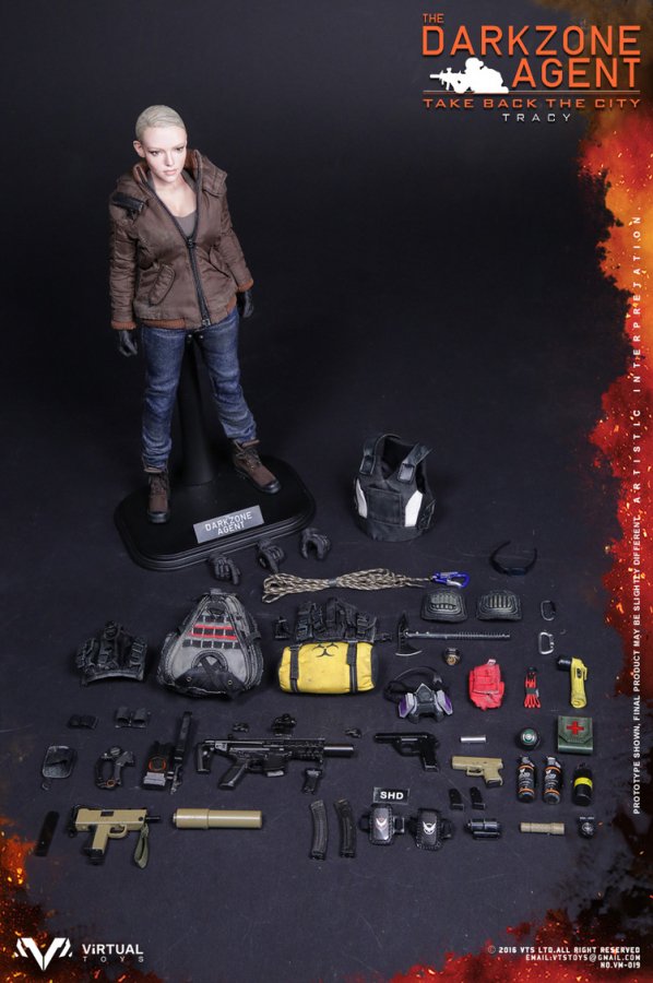 1/6 VTS TOYS VM-019 ディビジョン エージェント The Darkzone Agent TRACY - 1/6フィギュアの通販、予約なら  トイザキュート Since 2008