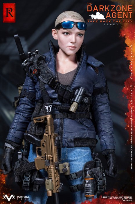 1/6 VTS TOYS VM-019R ディビジョン エージェント The Darkzone Agent TRACY R VERSION -  1/6フィギュアの通販、予約なら トイザキュート Since 2008