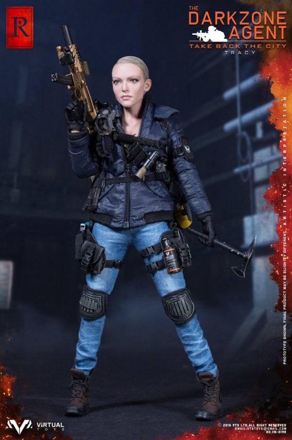 1/6 VTS TOYS VM-019R ディビジョン エージェント The Darkzone Agent TRACY R VERSION -  1/6フィギュアの通販、予約なら トイザキュート Since 2008