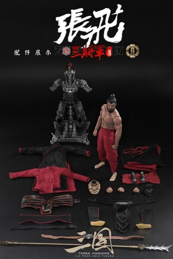 1/6 O-SOUL魂作 三国志 五虎大将軍 三将軍 張飛 酔戦場 - 1/6