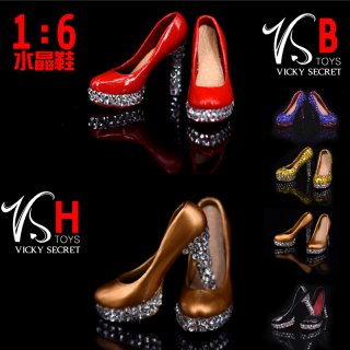 1/6 VSTOYS  VICKY SECRET glass slippers 饹η