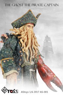 ͽ 1/6 AStoys  AS-001 ѥ졼ġ֡ӥ ǥӡ硼 Davy Jones The Ghost The Pirate Captain 