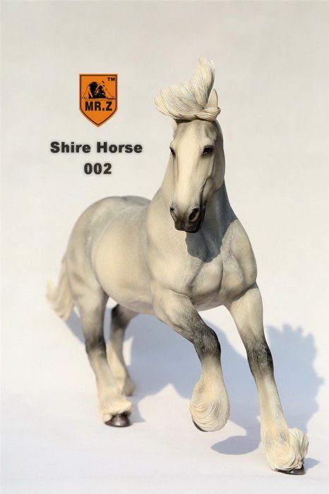 1/6 MR.Z Shire Horse SH002 イングランド シャイヤー馬とハーネス