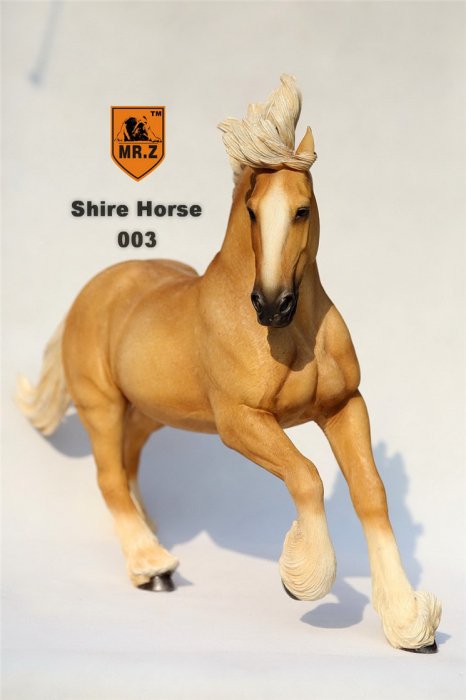 1/6 MR.Z Shire Horse SH003 イングランド シャイヤー馬とハーネス 