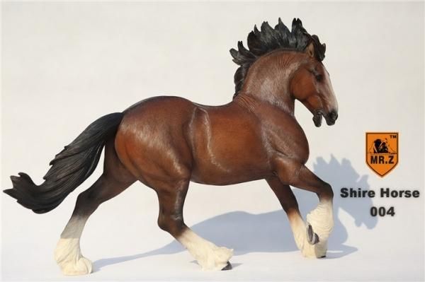 1/6 MR.Z Shire Horse SH004 イングランド シャイヤー馬とハーネス