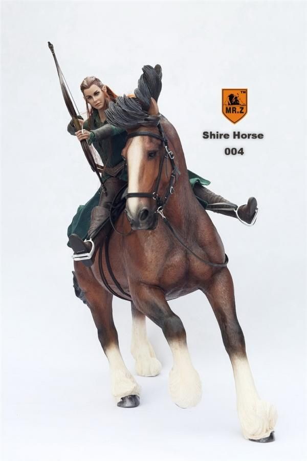 1/6 MR.Z Shire Horse SH004 イングランド シャイヤー馬とハーネス