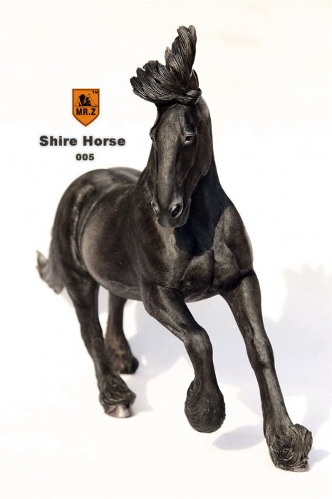 1/6 MR.Z Shire Horse SH006 イングランド シャイヤー馬とハーネス 