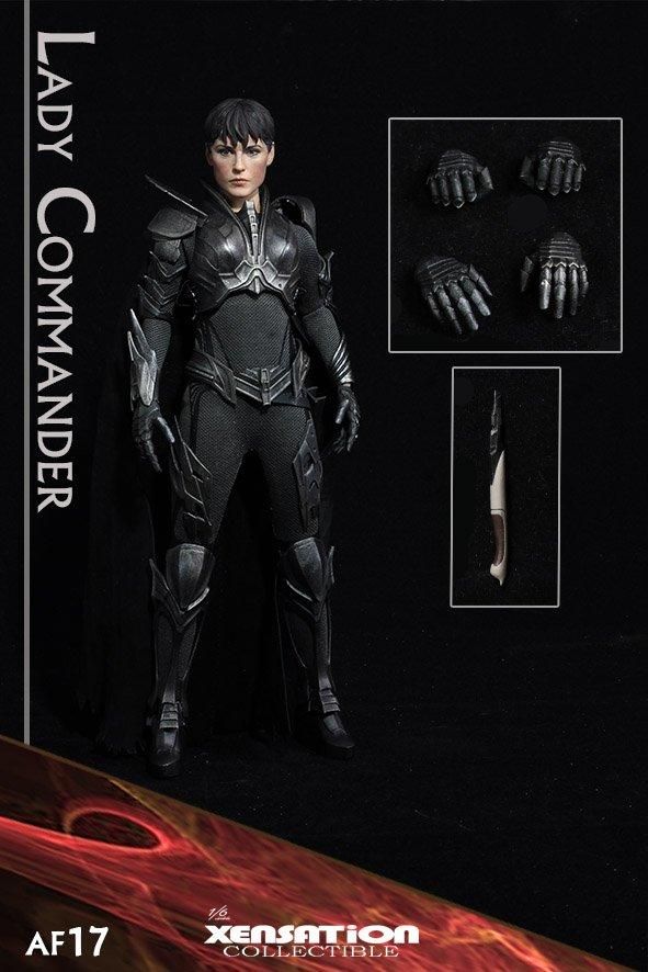 XENSATIONレディコマンダー AF17 1/6スケールタイプ ホットトイズ 1/6 Xensation AF17 マン・オブ・スティール LADY COMMANDER - 1