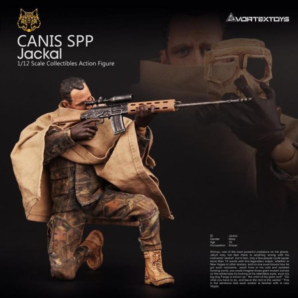 1/12 VORTEX TOYS V00011 YEW CANIS SPP JACKAL Sniper スナイパー -  1/6フィギュアの通販、予約なら トイザキュート Since 2008