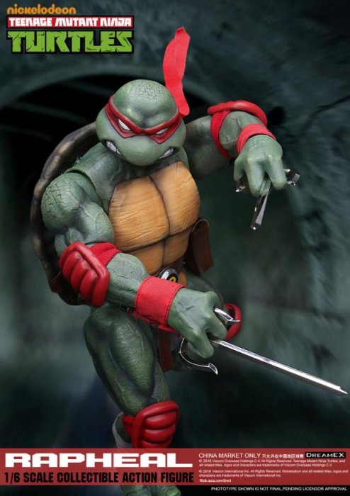 送料無料 1/6 DreamEX Ninja Turtles Raphael ティーンエイジ・ミュータント・ニンジャ・タートルズ ラファエル -  1/6フィギュアの通販、予約なら トイザキュート Since 2008