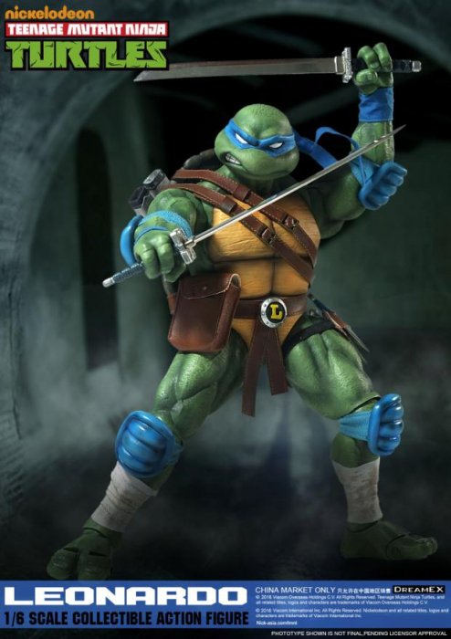 送料無料 1/6 DreamEX Ninja Turtles Leonardo ティーンエイジ