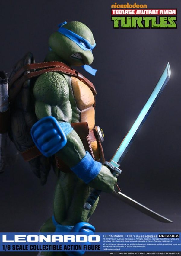 送料無料 1/6 DreamEX Ninja Turtles Leonardo ティーンエイジ 