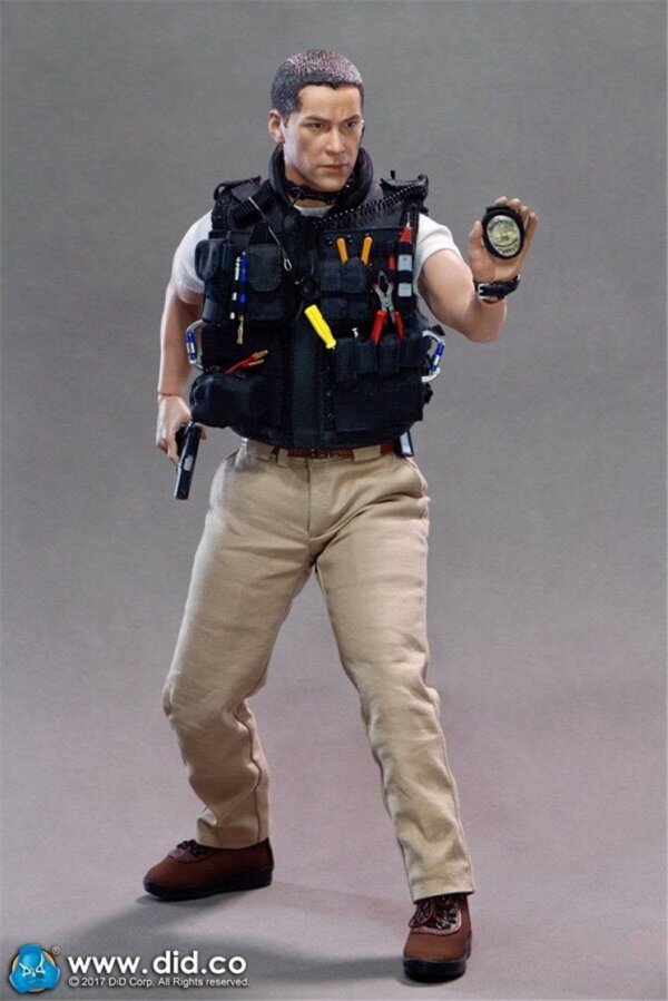 送料無料 1/6 DID MA1003D LAPD SWAT '90S - Kenny スピード キアヌ