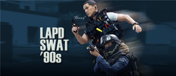 送料無料 1/6 DID MA1003 LAPD SWAT '90S - Kenny スピード キアヌ 