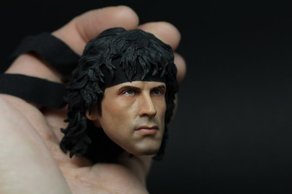 1/6 DIY Rambo ランボー シルヴェスター・スタローン ヘッド - 1/6