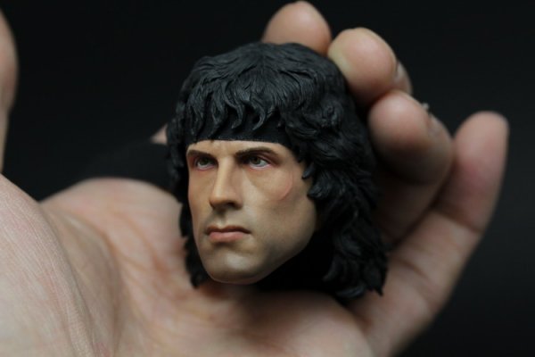 1/6 DIY Rambo ランボー シルヴェスター・スタローン ヘッド - 1/6