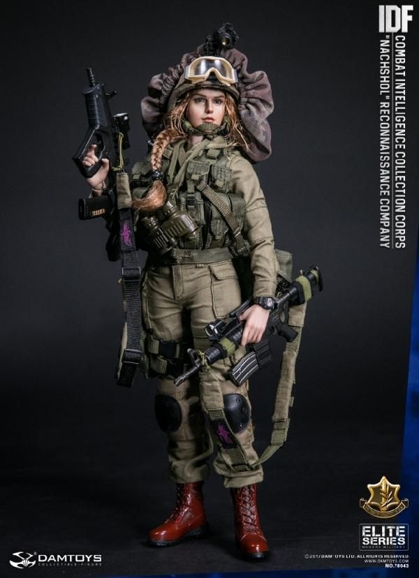 DAMTOYS スラエル国防軍 戦闘情報収集科 ナフショール偵察中隊 1/6 DAMTOYS DAM 78043 IDF イスラエル国防軍 美人兵士 - 1/6