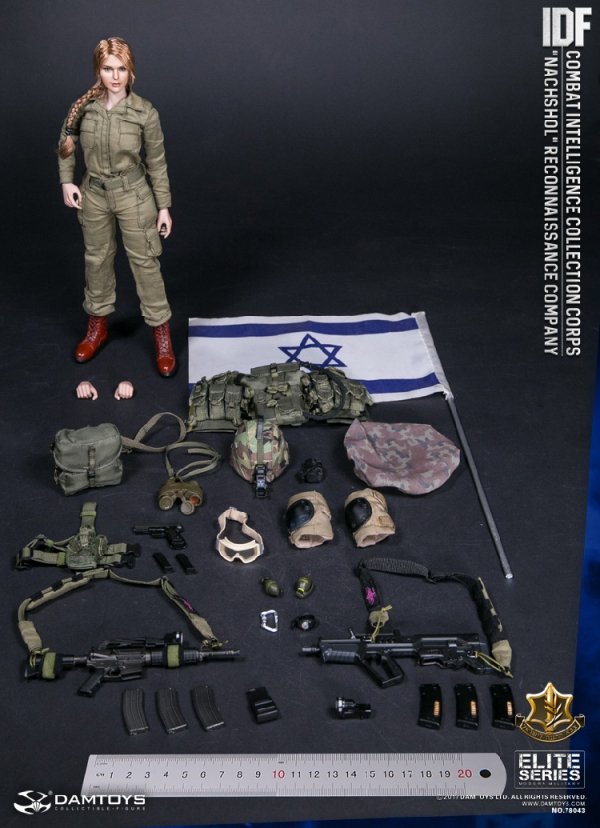 ゲーム・おもちゃ・グッズDAMTOYS 1/6スケールフィギュア　イスラエル国防軍 女性兵士