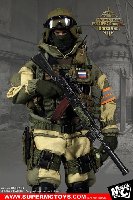 1/6 SuperMCTOYS M-069B Russian Spetsnaz--FSB Alfa Group 3.0 (Gorka Ver.) ロシア連邦保安庁  特殊部隊 アルファ部隊 - 1/6フィギュアの通販、予約なら トイザキュート Since 2008