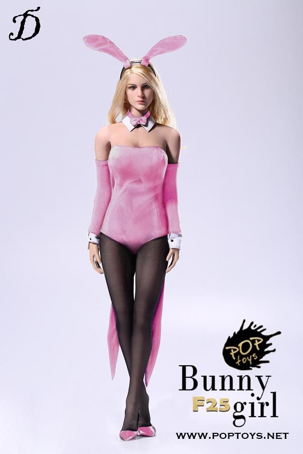 POP TOYS  Bunny girl  1/6 黒  POP-F25A 1/6 POPTOYS F25 A/B/C/D 超セクシーウェイター バニーガール