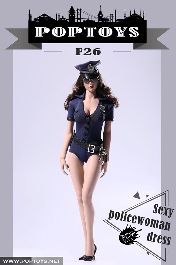 1/6 POPTOYS F26 A/B/C/D 超セクシー女性警察官 制服 アウトフィット 