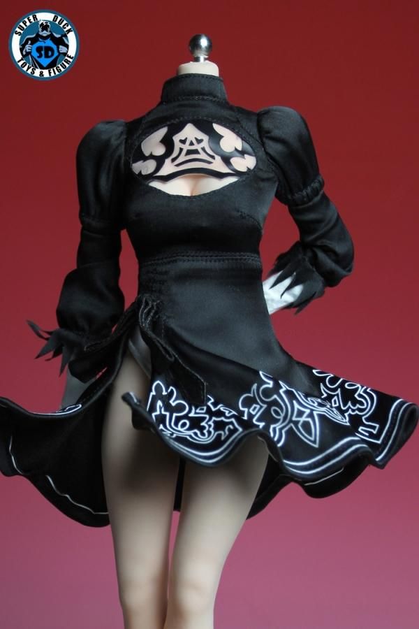 送料無料 1/6 SUPER DUCK SET015 セクシー美人ヘッドと服セット