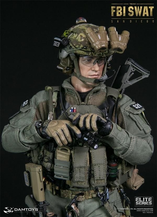 1/6 DAMTOYS DAM 78044A SWAT 米国サンディエゴ FBI - 1/6フィギュアの