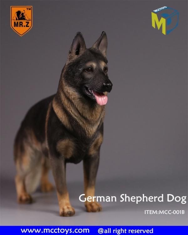 リサラーソン シェパード2体セット オールブラック 犬の置物