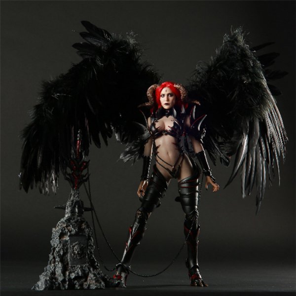 1/6 Lucifer LXF1701 Wings of Fallen 堕ちた姫 セクシー美人ヘッド服