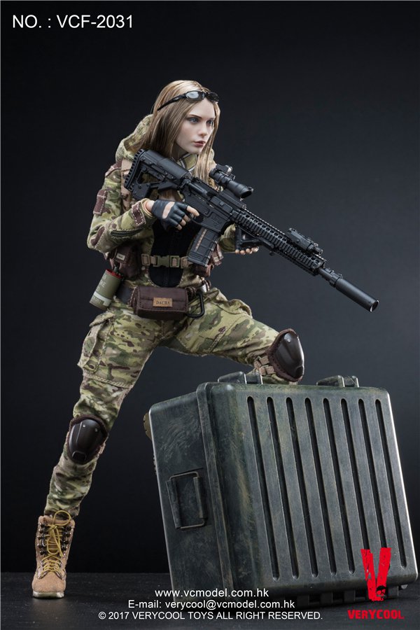 1/6 VERYCOOL VCF-2031 MC Camouflage Women Soldier Villa 迷彩美人 - 1/6フィギュアの通販、予約なら  トイザキュート Since 2008