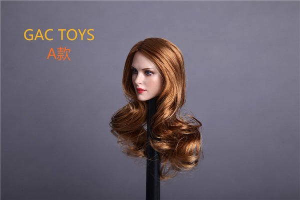 1/6 GACTOYS GC005-A 欧米美人 ロングヘアヘッド - 1/6フィギュアの