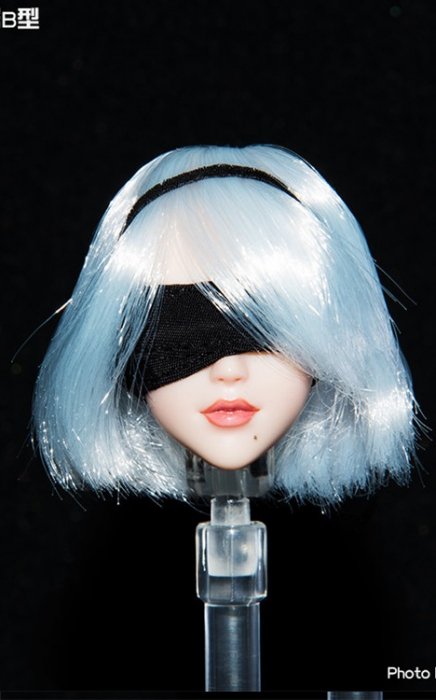 1/6 DIY ニーア オートマタ ヨルハ2号B型 2B セクシー美人ヘッド - 1/6フィギュアの通販、予約なら トイザキュート Since 2008