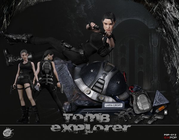 1/6 POPTOYS EX012-B The Tomb Explorer 美人 トゥームレイダー アンジェリーナ・ジョリー 豪華版 - 1/6フィギュアの通販、予約なら  トイザキュート Since 2008