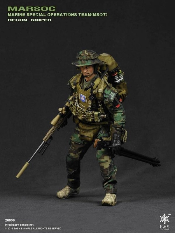 1/6 Easy&Simple 26006 MARSOC MSOT アメリカ海兵隊特殊作戦コマンド 狙撃手 スナイパー -  1/6フィギュアの通販、予約なら トイザキュート Since 2008