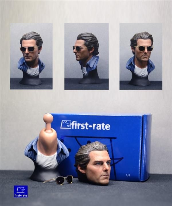 1/6 first-rate トム・クルーズ ヘッド メガネとスタンド付 - 1