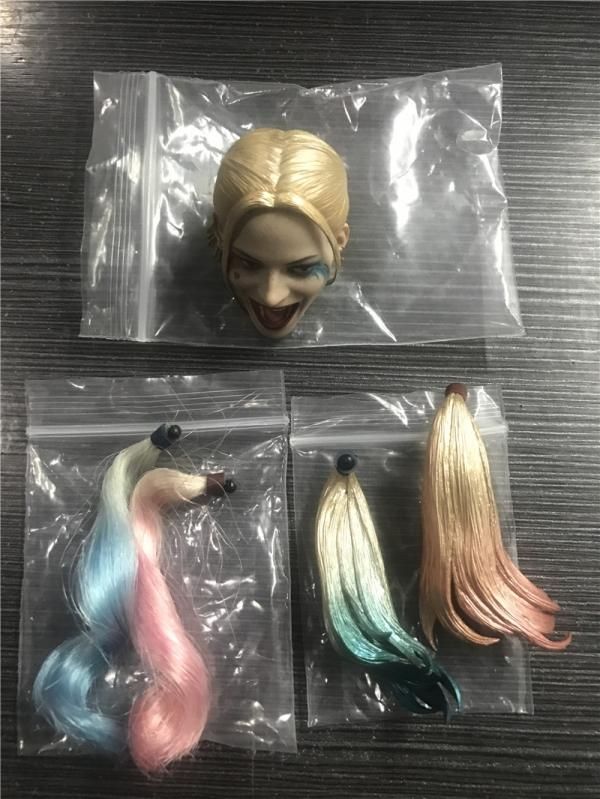 ハーレイクイン風　1/6 フィギュア　ドール　 素体　ヘッド ハーレイクイン風 1/6 フィギュア ドール 素体 ヘッド - メルカリ