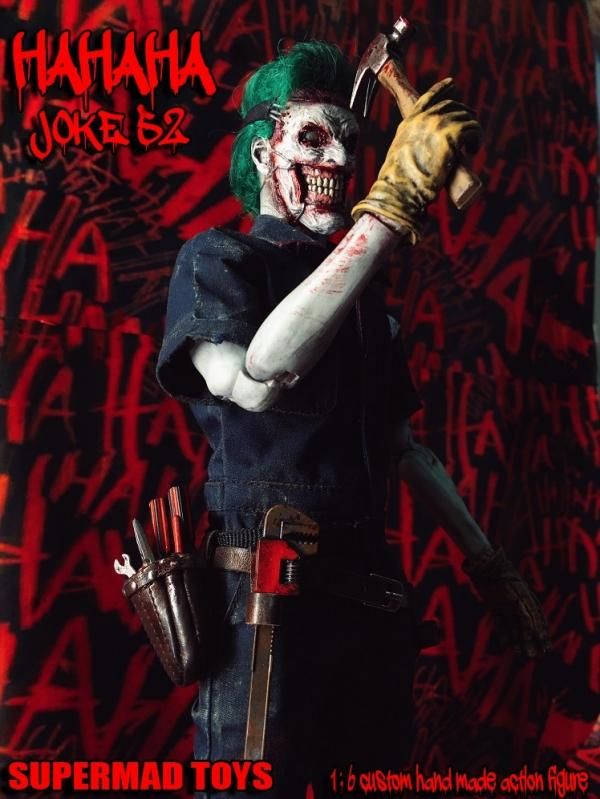 送料無料 1/6 SUPERMAD TOYS HaHaHa Joke 52 ジョーカー - 1/6