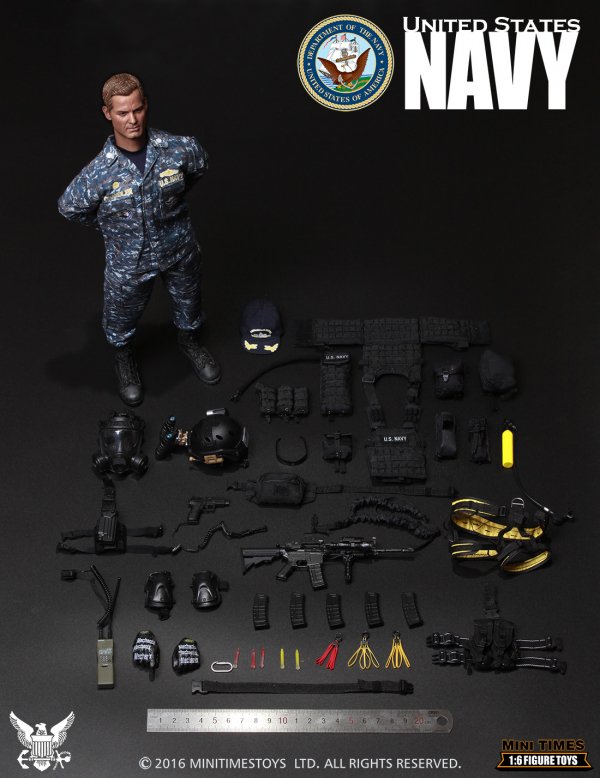 1/6 mini times toys M007 US ネイビー アメリカ軍 ザ・ラストシップ