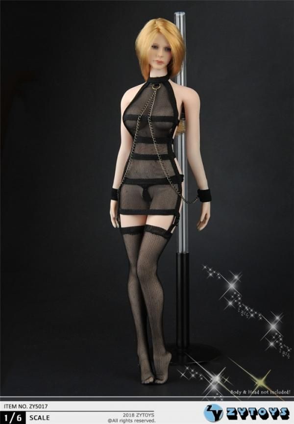 楽天市場】ZY-TOYS 1/6フィギュア用衣装 セクシーメッシュ