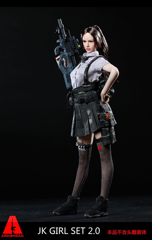 1/6 ARMSHEAD JK GIRL SET 2.0 女子高生セーラー戦闘風 靴服セット - 1/6フィギュアの通販、予約なら トイザキュート  Since 2008