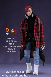 1/6 MCCToys x Mr.Z MCC007  MR.Zs Mini Closet- Flight Jacket sets