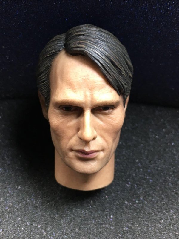 送料無料 1/6 DIY ハンニバル Dr. Hannibal マッツ・ミケルセン ヘッド