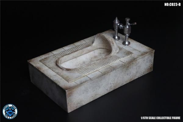 1/6　和式トイレ　トイレ　便所　オリジナル品　創作品　開運　幸運　フィギュア 1/6 1/12 和式トイレ トイレ 便所 オリジナル品 創作品