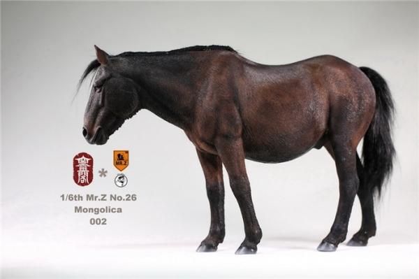 1/6 MR.Z KLG-M001/2/3/4 モンゴル馬 Liaodong Mongol Cavalier