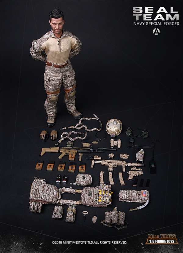 送料無料 1/6 mini times toys MT M012 NAVY SEAL アメリカ軍 ネイビー ...