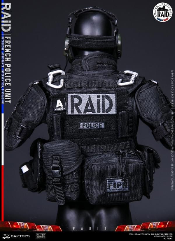 1/6 DAMTOYS DAM 78061 FRENCH POLICE UNIT RAID IN PARIS