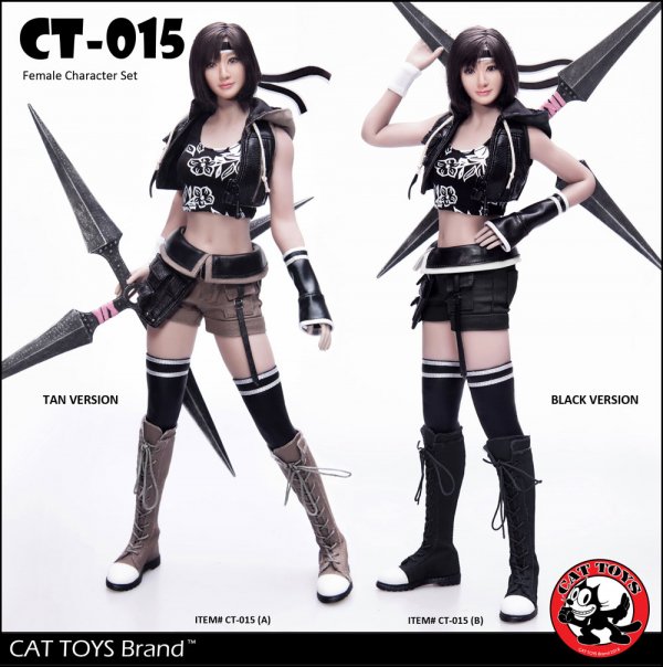 1/6 CAT TOYS CT015-A/B ファンタジー 美人ヘッドと作戦服セット